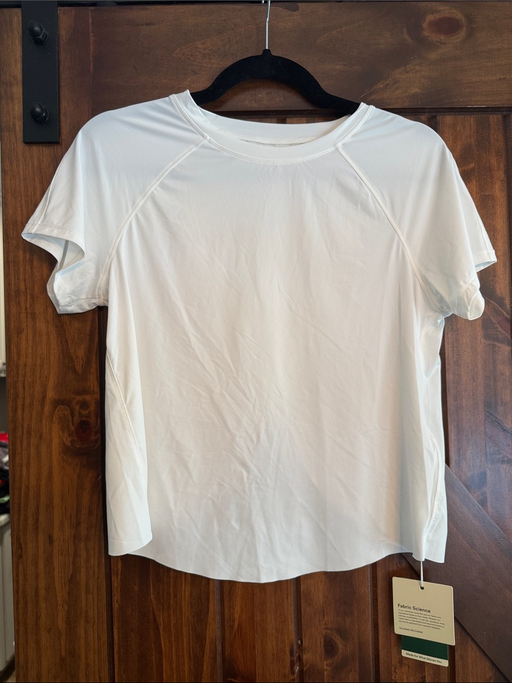 Size small white Halara tee NWT
